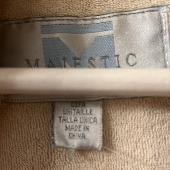 Cream Spa Robe by Majestic International - Picture 4 of 5